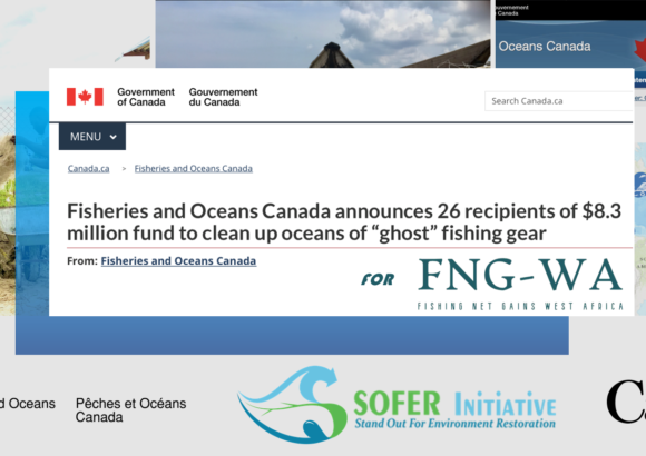 SOFER Initiative receives the Ghost Gear Fund from Fisheries and Oceans Canada